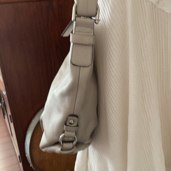 COACH silver metallic tote - Picture 3 of 7